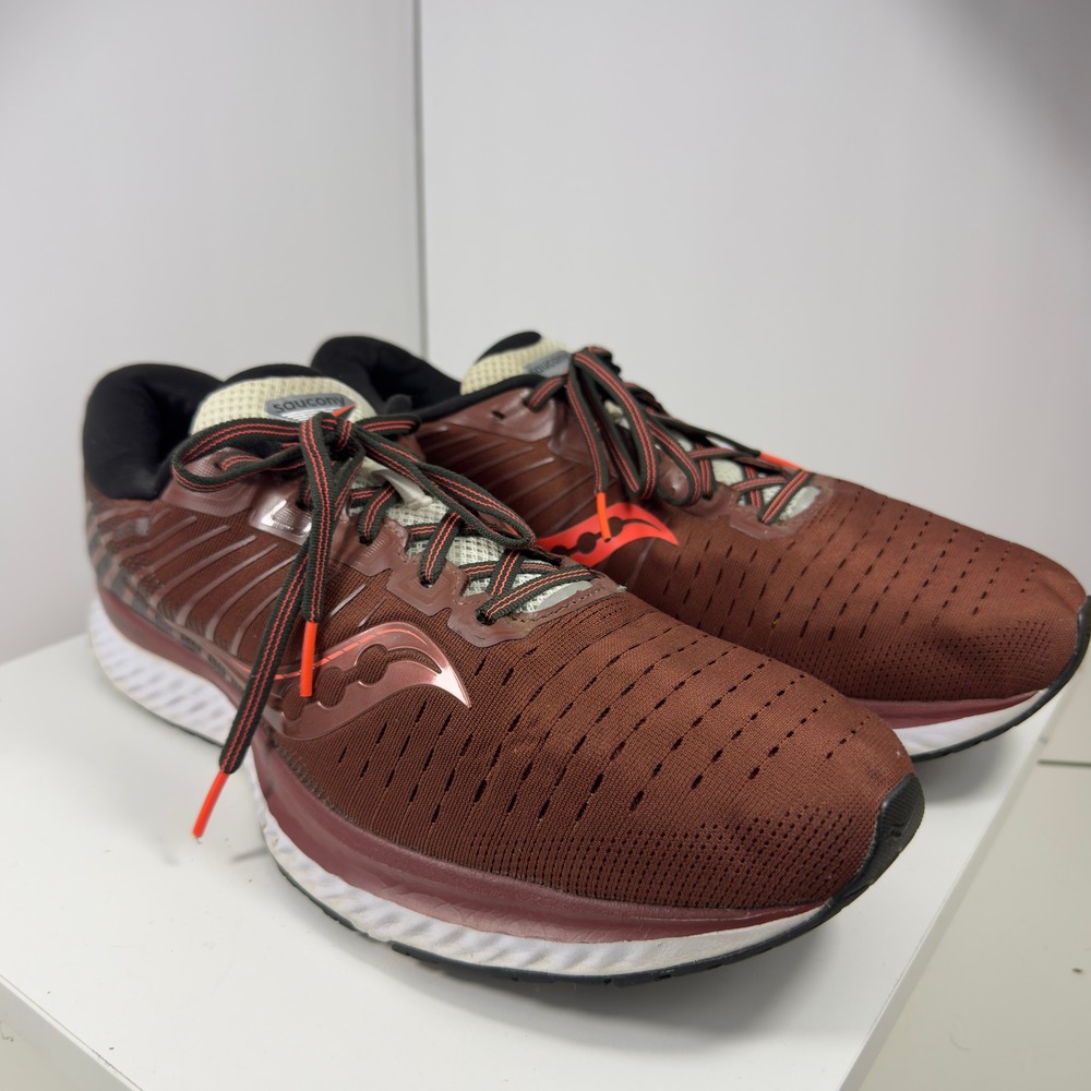 Saucony Guide 13 Men's Size 14 Red Burgundy Cushion Running Shoes S20548-50 - Picture 5 of 16